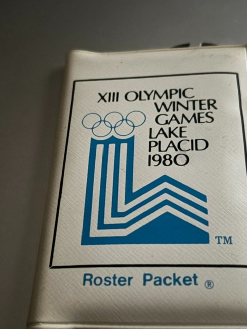 1980 Lake Placid Winter Olympics Roster Packet